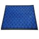 SWHF Premium Poly Propylene and Rubber Quirky Design Door and Floor Mat : Navy Blue Criss Cross